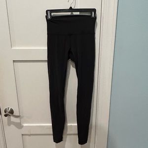 Lululemon black leggings; size 4; excellent condition
